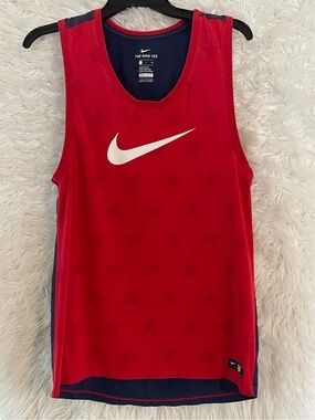 Nike USA Soccer Dri-Fit Sleeveless Men’s Tank Top; Small; 944177-657